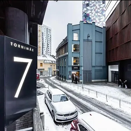 公寓 High-rise Luxury With Amazing Panoram View In Citycentre 塔林
